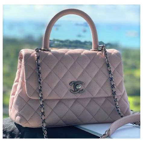 coach chanel handbag|Chanel pink ref purses.